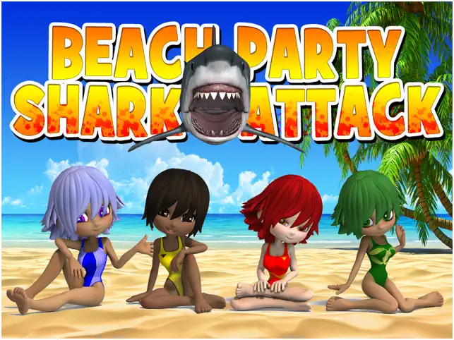 Beach Party Shark Attack HD, game for IOS