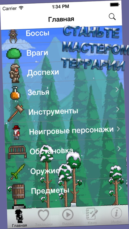 Секреты Мастерства для Terraria (Unofficial)