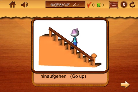 Verben für Kinder- Teil 2- Gratis Animierte Deutsch Sprach-Lern-Lektionen: Animated German language lessons for children screenshot 3