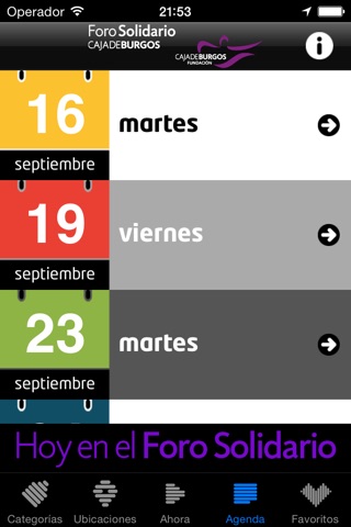 Foro Solidario Caja de Burgos screenshot 4