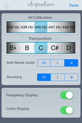 Elegantune Chromatic Tuner Pro screenshot 3