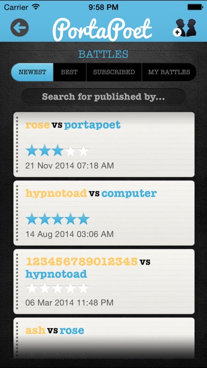 PortaPoet screenshot-3