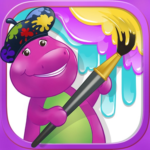 Color with Barney icon