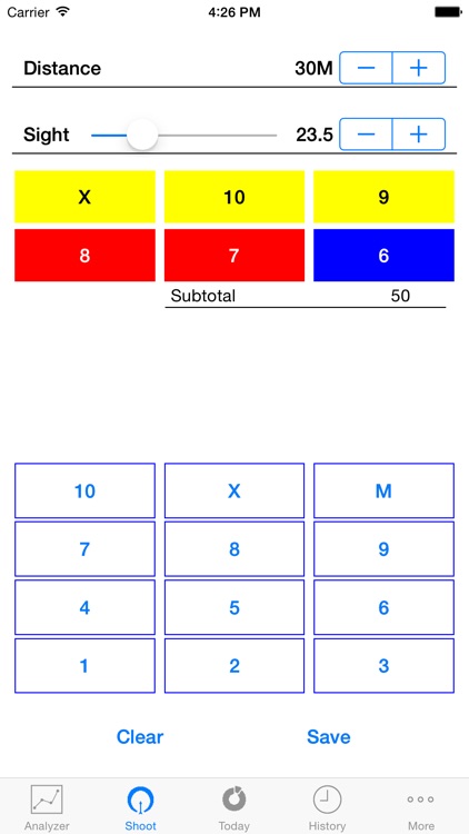 Archelyzer - Visualization of archery score