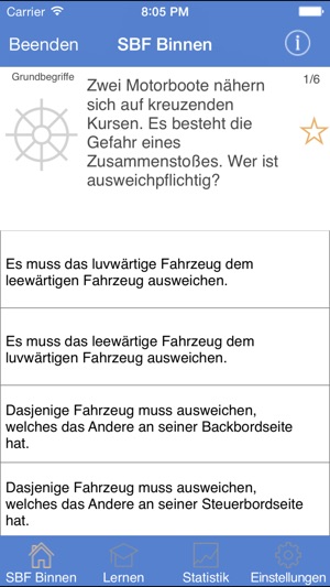 SBF Binnen App - Sportbootführerschein Binnen(圖3)-速報App