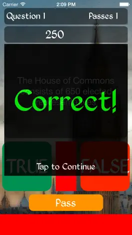 Game screenshot True or False - The House of Commons Trivia Quiz hack