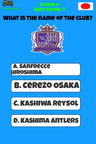 Japan Football Logo Quiz screenshot 4