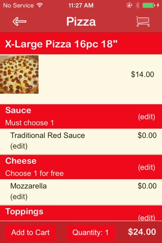 Caraglio's Pizza screenshot 3