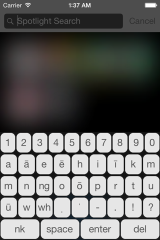 Maori Font Keyboard screenshot 2