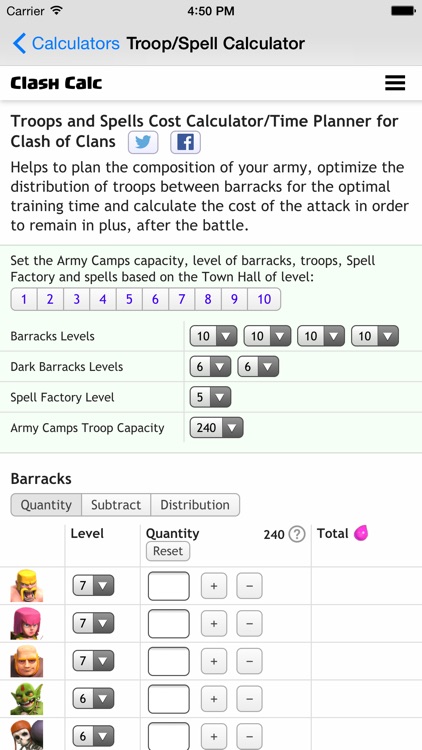 Calculators for Clash Of Clans - Video Guide, Strategies, Tactics and Tricks with Calculators screenshot-3