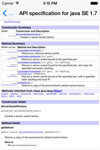 JDK API for java SE 8 screenshot 3