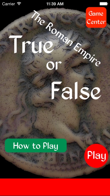 True or False - The Roman Empire