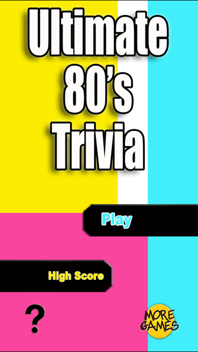 Ultimate 80's Trivia! screenshot 1