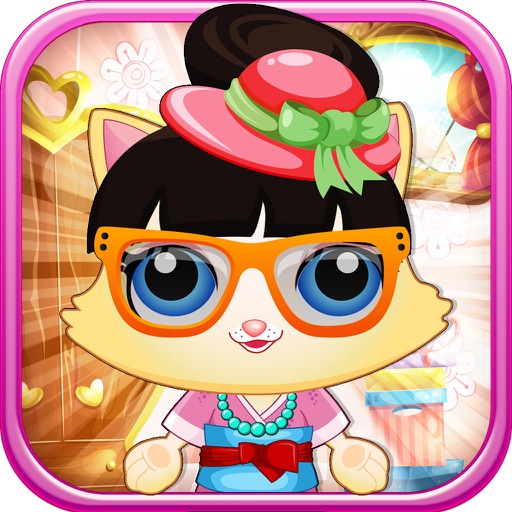 Adorable Small Pet-Shop: Fluffy Dog & Baby Ginger Cat Dress up FREE icon