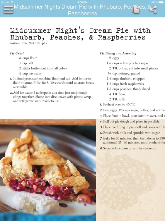 Baking - Pie Recipes for iPad screenshot-3