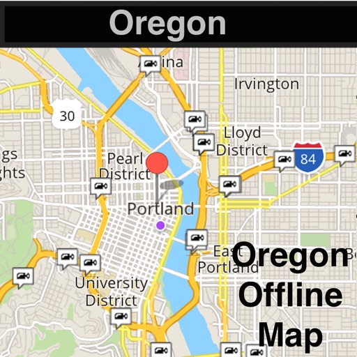 Oregon/Portland Offline Map with Traffic Cameras icon