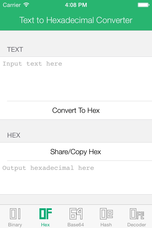 HexBT - ASCII converter screenshot 4