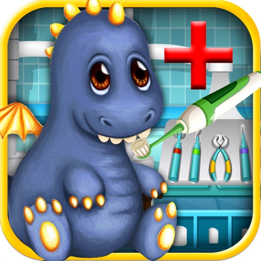 '' A Jurassic Dino Dentist New Dental Whitening & Washing Games For Kids iOS App