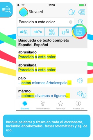Diccionario Español Deluxe screenshot 2