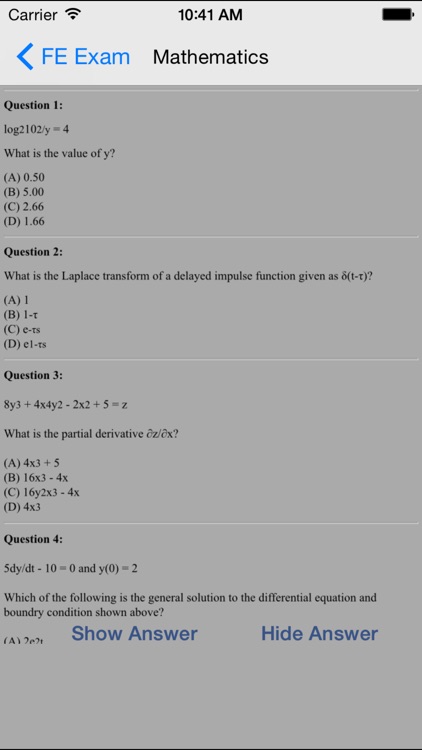 FE Exam Style Review Questions screenshot-3