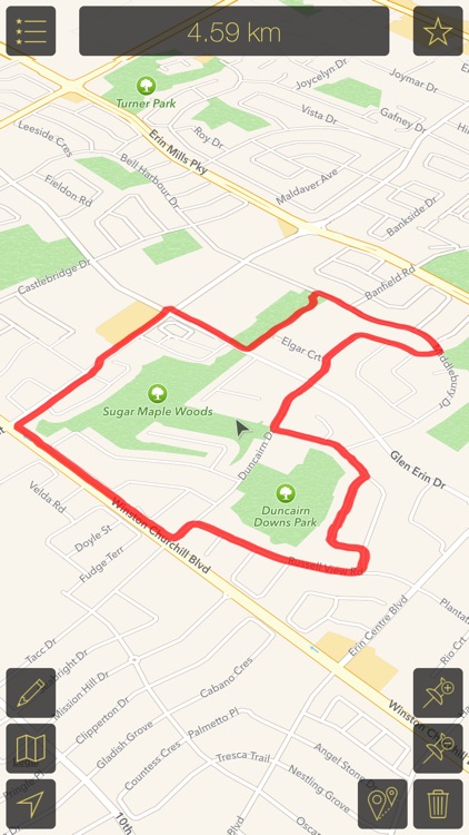 Map Calculator 2.0 - Measure Distance & Area, Map a Walk, Run or Bike Ride