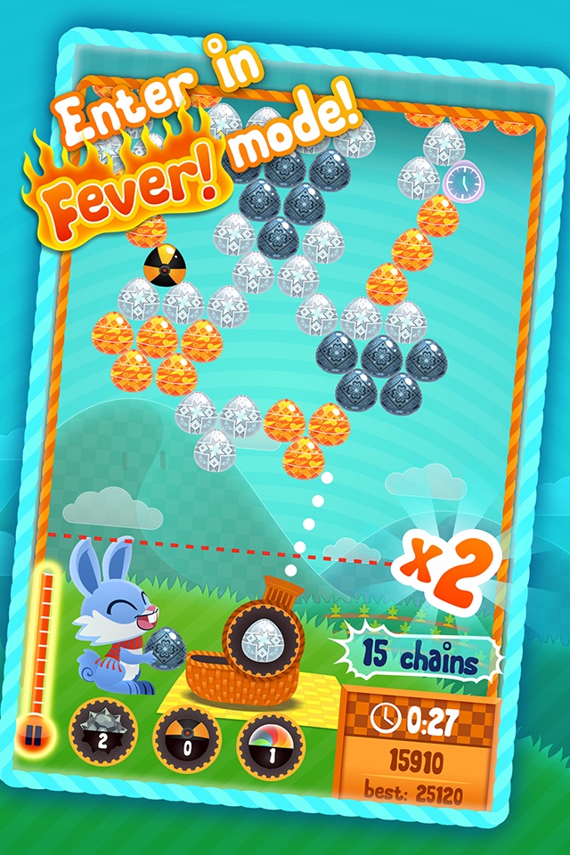 Bunny Bubble Shooter - Egg Shooting Game screenshot 2