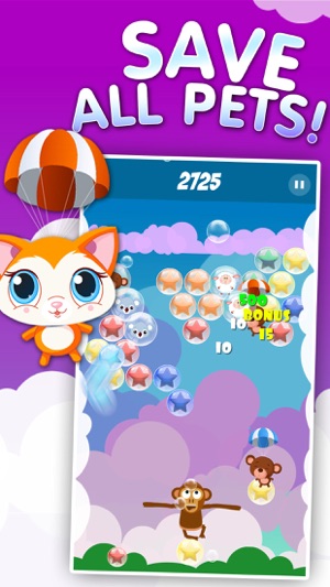 Pets Pop - Bubbles Popping Shooter(圖2)-速報App