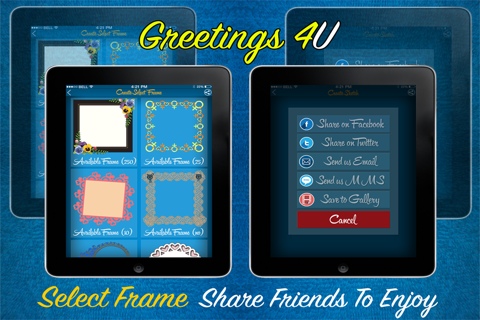 Greetings4U - Beautiful Cards screenshot 4