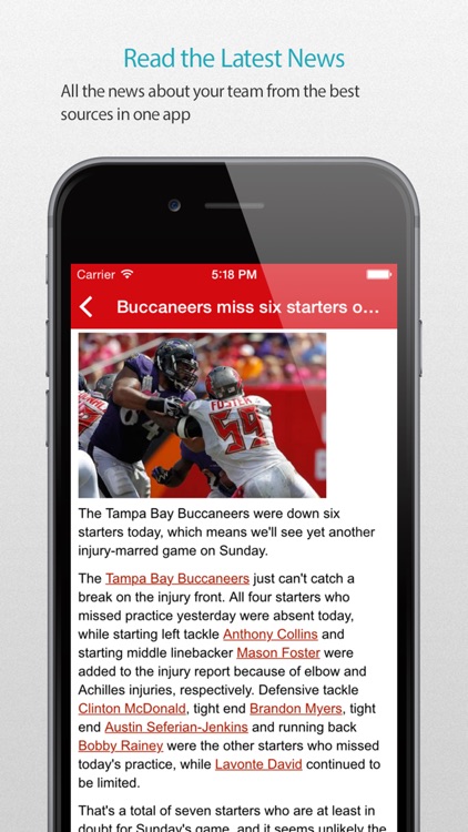 Tampa Bay Football Alarm Pro
