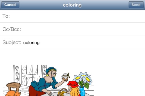 Little Red Riding Hood. Coloring book for children screenshot 4