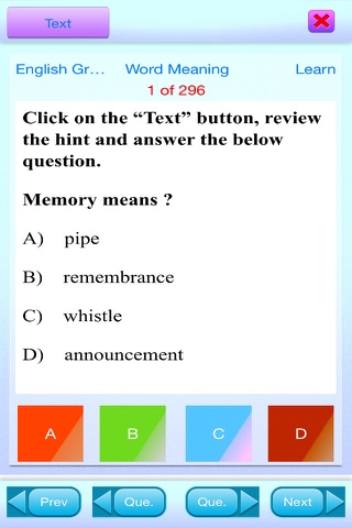 QVprep English Grade 1 screenshot 4