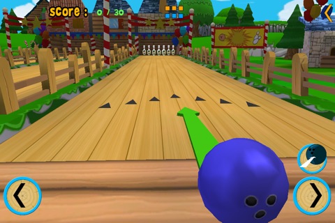 Horse bowling for kids - no ads screenshot 2