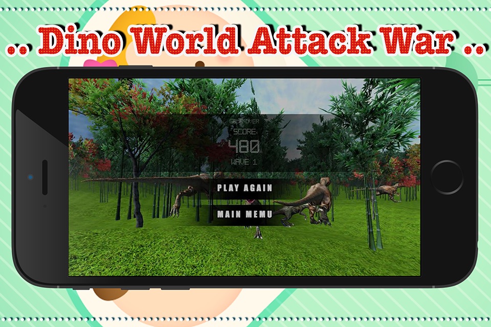 dinosaur world attack war screenshot 3