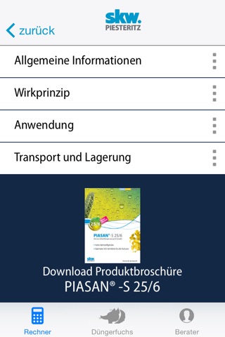Düngemittelrechner screenshot 3