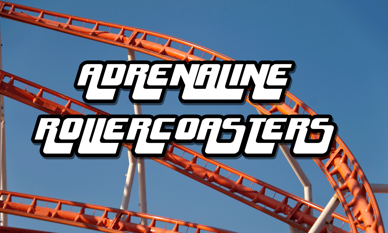 Adrenaline Rollercoaster Rides in 3D