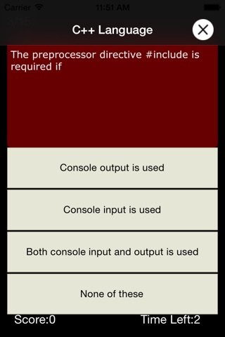 C/C++ Quiz screenshot 4
