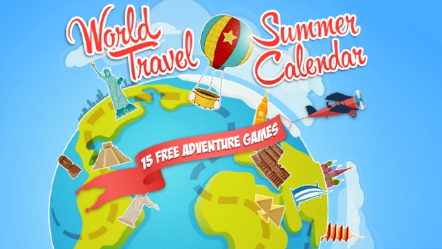 World Travel Summer Calendar / 15 free adventure games(圖1)-速報App