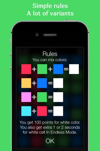 PixelMixel - move cells, mix three colors in one! screenshot 2