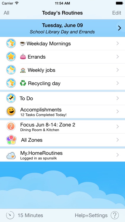 Home Routines