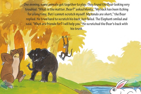 The Bear's Back - Interactive eBook in English for children with puzzles and learning games screenshot 2