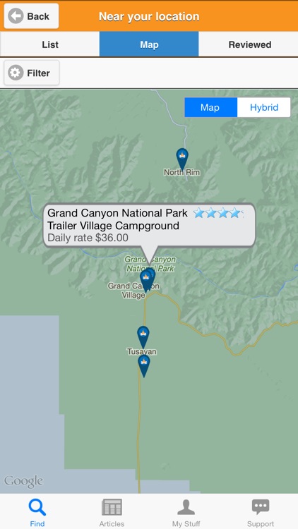 Camp Finder