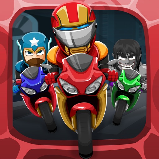Comic Superhero Con-man Biker – Super Stunt of Steel Hero 2 Free Games iOS App
