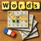 This is the Words game, a rotating word puzzle game