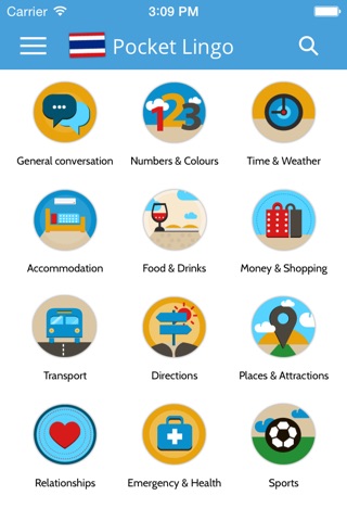 Thai Pocket Lingo - for trips in Bangkok, Chiang Mai, Thailand screenshot 3