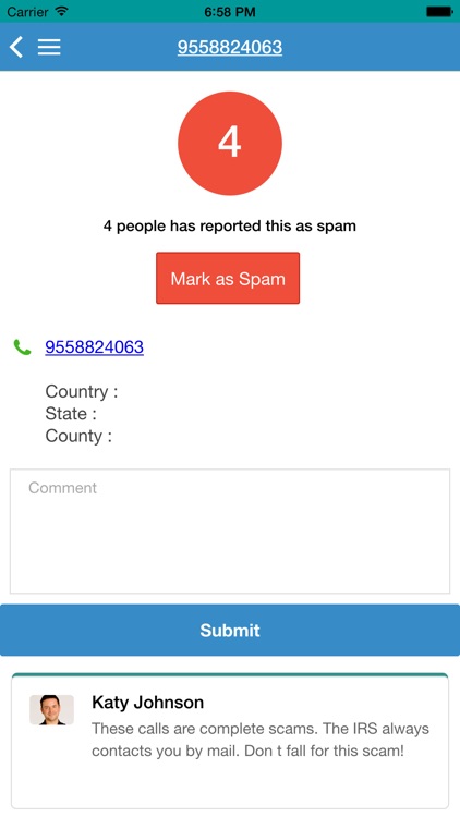 Marshal App Protect you from Spam and Scam