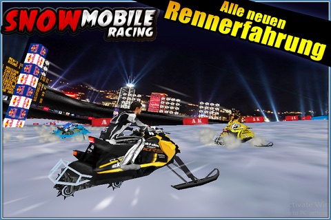 SnowMobile Racing 3D ( Action Race Game / Games ) screenshot 4