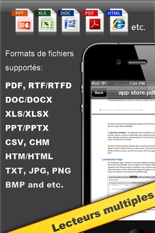 iFileExplorer Pro - Built-in document(Pdf,Word,ppt,els) reader and movie/music(Avi,Mp3) player and unzip/unrar screenshot 2