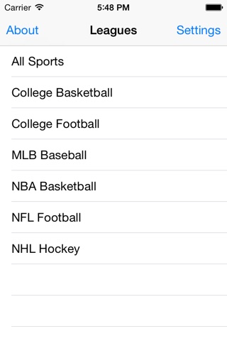 BallgamesTV - Sports TV Listings Guide screenshot 3