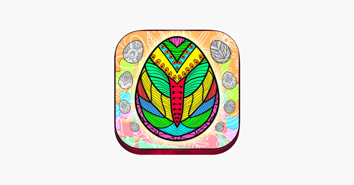 ‎Mandalas para pintar en Pascua - Libro para colorear y decorar huevos