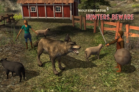 Wolf Simulator 2 : Hunters Beware Pro screenshot 2